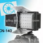 CN-140 LED On camera light video light with barndoors light for DV camcorder camera dslr