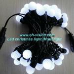 2013 CE RoHS outdoor use connectabl 5m 50 led ball cover led christmas light led christmas light -2m-180led