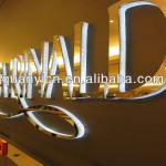 304# mirror stainless steel led channel letter signs QY-F-1-1