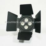 4in1 RGBW led spotlight / mini led stage lights with barndoors LED Pin Spot 4in1x4W