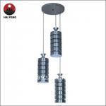 Aluminum silver hanging lamp/ dining pendant light fixture HF-MD8177-3