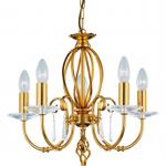 Classic european chandelier/pendant brass light fixture EL-AG5