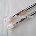 Clear quartz tube with carbon fiber lamp filament OT
