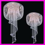 Contemporary hotel hall big crystal hanging lamp MD1225111-10A-1