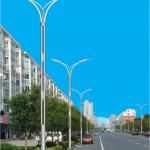 double arm street lighting pole