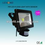 Epistar chip PIR sensor floodlight 30w black/grey/white color LY-FL-P030