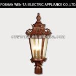 Foshan electric antique outdoor lighting post DH-3233M