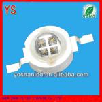Four chips 5w 365nm uv led chip for curing 6v (ROHS passed) YS-5WB2DP22-M