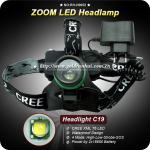 Goldrunhui RH-H0052 T6 LED 1000 Lumens 4 Mode Waterproof Zoom Headlamp RH-H0052