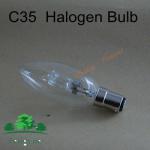 Halogen energy saving lamp candle bulb C35 high quality wholesale with CE&amp;ROHS C35  thread lamp