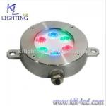 High Power IP68 6W 12V 24V Stainless Steel Housing led underwater fishing light KLUL-006A-0150
