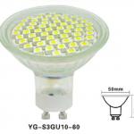 High Power LED GU10 30/21/60pcs SMD3528 light with ce and rohs YG-S3GU10-21/30/60