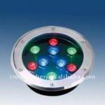 IP68 high power 9*1W colorful led underwater fishing light HCDSD-160*200-COCOA