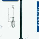 lamp pole,post 3.2M