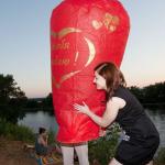 large sky lantern with large logo for advertising LL170011