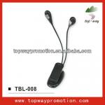 led book reading light with 2 branch bulbs foldable TBL-008