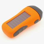 LED flashlight Solar power led torch hand-cranked emergency rechargeable outdoor camping mini pocket lamp mobile phone charger
