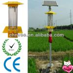 light + time + rain control 15W Lamp 40w Panel Solar Insect ultraviolet Killer Light with pole casting and steels XT-201A/D