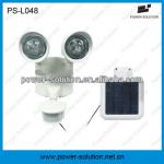 outdoor solar OTP motion sensor light with 2pcs 3W LED PS-l048