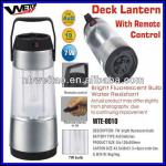 water resistant deck remote control bright fluorescent lantern WTE-8010  Fluorescent Lantern